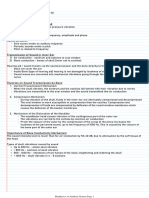 Biophysics of Auditory System