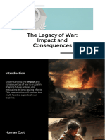 The Legacy of War: Impact and Consequences
