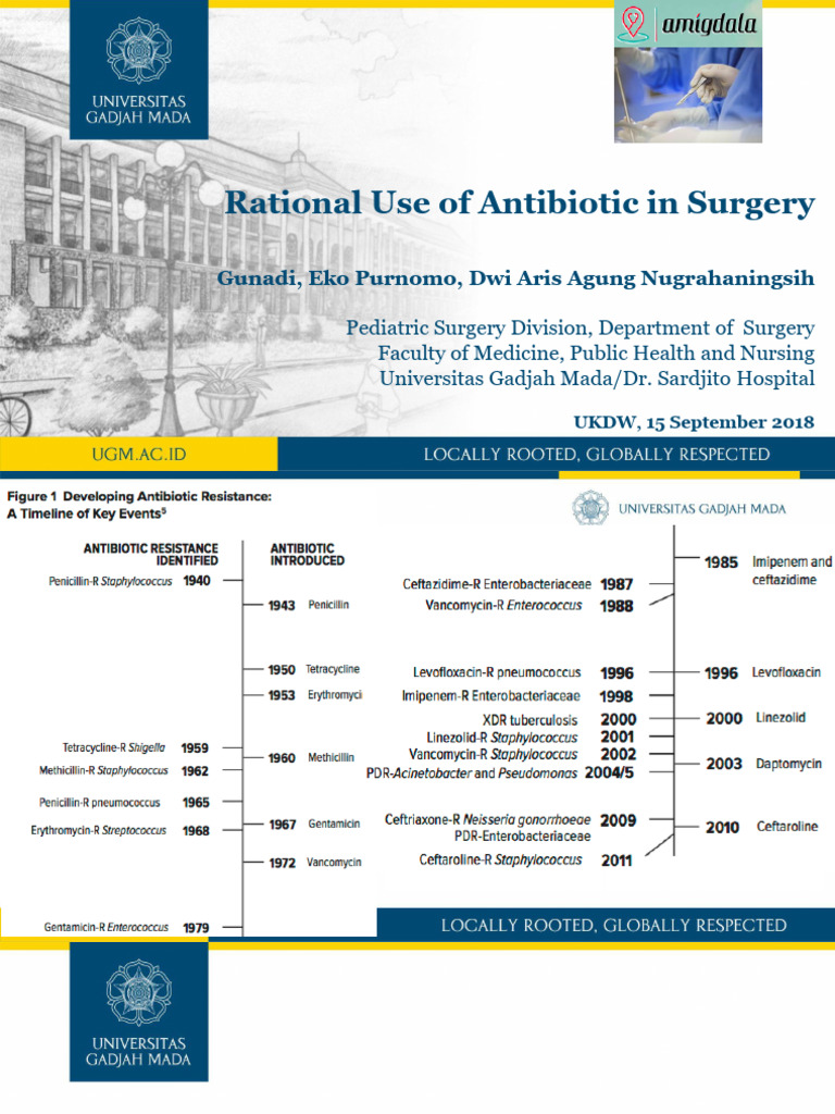 2018 - Antibiotik Pembedahan - AmigdalaUKDW - Gunadi | PDF | Surgery ...