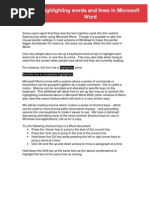 Download Highlighting Words and Lines in Microsoft Word by api-3848825 SN7294874 doc pdf