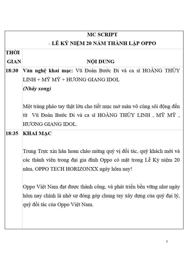 Script MC | PDF