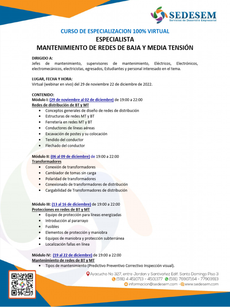 Especialista Mtto Redes BT y Mt-1 | PDF | Transformador | Electricidad