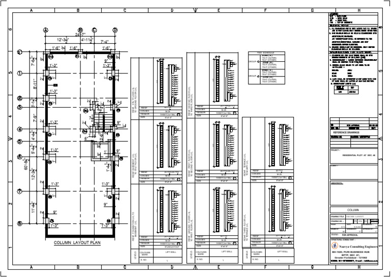 2023-10-16_column Layout & Schedule-sheet-01 of 03 | PDF