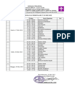 Jadwal Perjusami