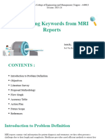 Extraction of Keywords From MRI Reports