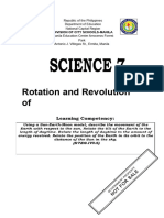 Q4 - G7 - W5 - Rotation and Revolution of The Earth and Its Effects