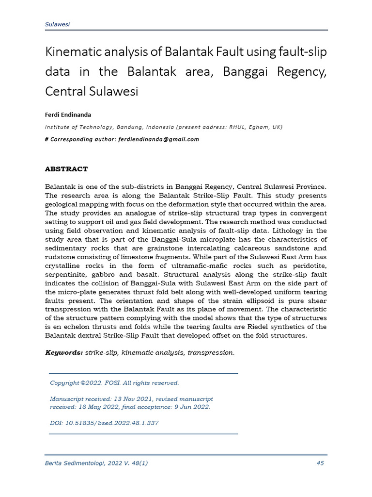 337 1042 1 PB | PDF | Fault (Geology) | Plate Tectonics