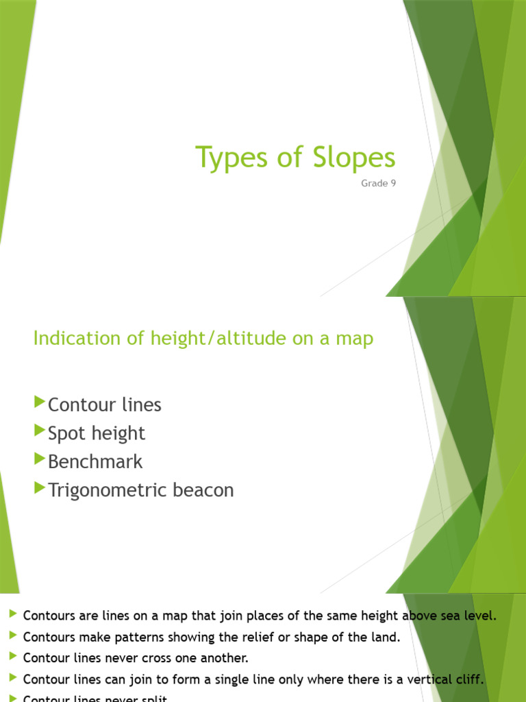 3.Types of Slopes | PDF