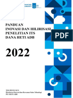 Panduan Inovasi Dan Hilirisasi Penelitian ITS Tahun 2022