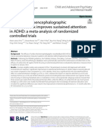 Surface Electroencephalographic Neurofeedback Improves Sustained Attention in ADHD A Meta-Analysis of Randomized Controlled Trials