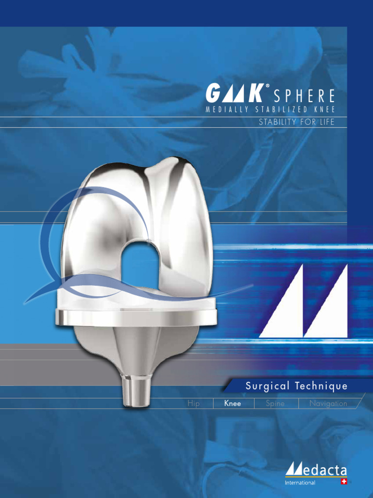 4. GMK-Sphere Femoral Finishing Instrument Set | PDF | Knee ...