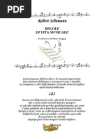 Regole di vita musicale di Robert Schumann