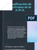 Clasificación de electrodos de la Aws