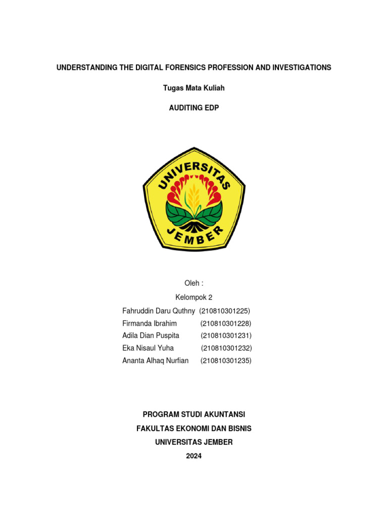Forensik Digital: Pemahaman dan Praktik | PDF | Komputer