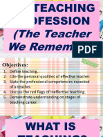 Lesson 1 The Teaching Profession