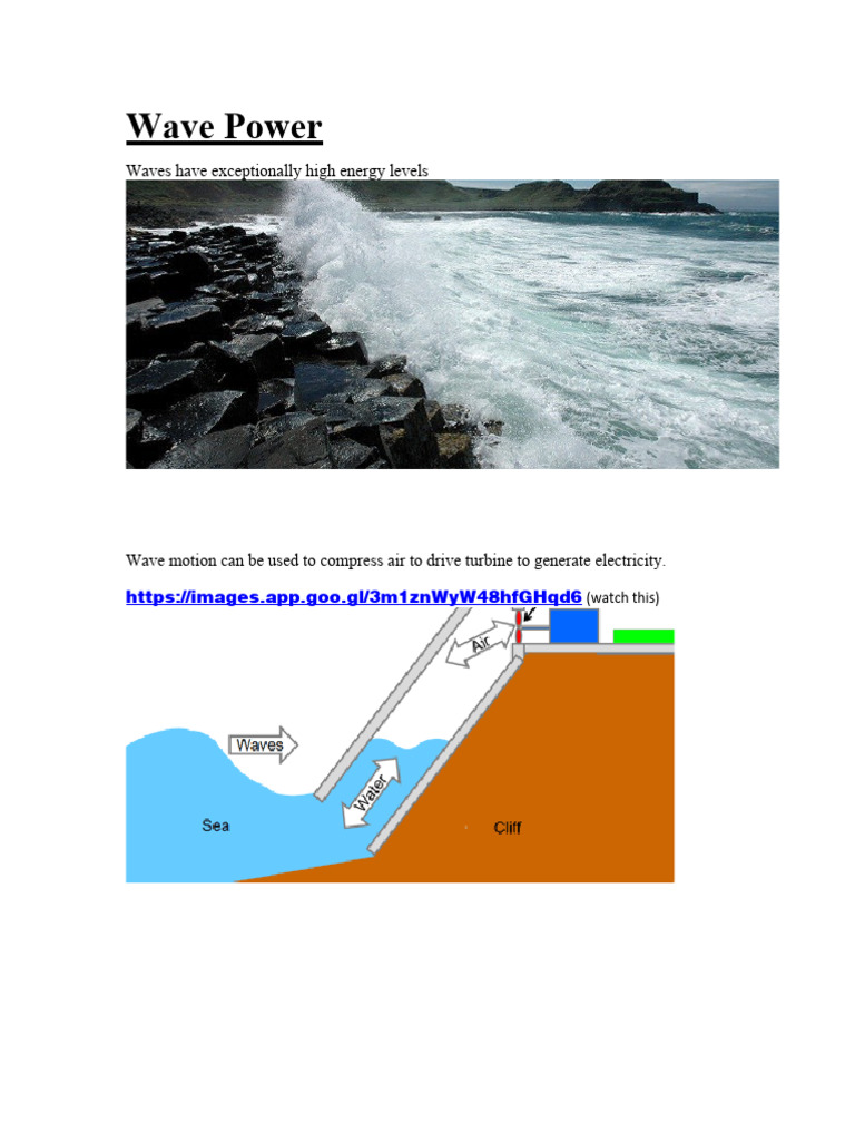 Wave and Tidal Power in Pakistan | PDF | Science & Mathematics ...