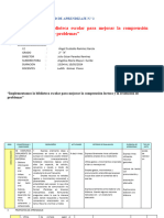 UNIDAD de APRENDIZAJE 02 "Implementamos La Biblioteca Escolar para Mejorar La Comprensión Lectora y La Resolución de Problemas"