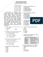 Soal Persamaan Reaksi Kimia