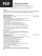 0 - Virendra Kumar Mishra Resume