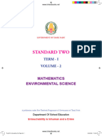 Class 2 Term 1 Maths, EVS Textbook English Medium 2023 Edition Download PDF