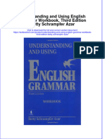 Understanding and Using English Grammar Workbook, Third Edition Betty Schrampfer Azar