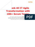 Akbank All IT Agile Transformation 150 Scrum Teams