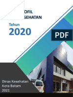 Buku Profil Dinas Kesehatan Kota Batam Tahun 2020