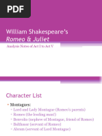 Act 5 Summary of Romeo and Juliet | PDF | Characters In Romeo And Juliet