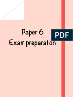P6 Exam Preparation 