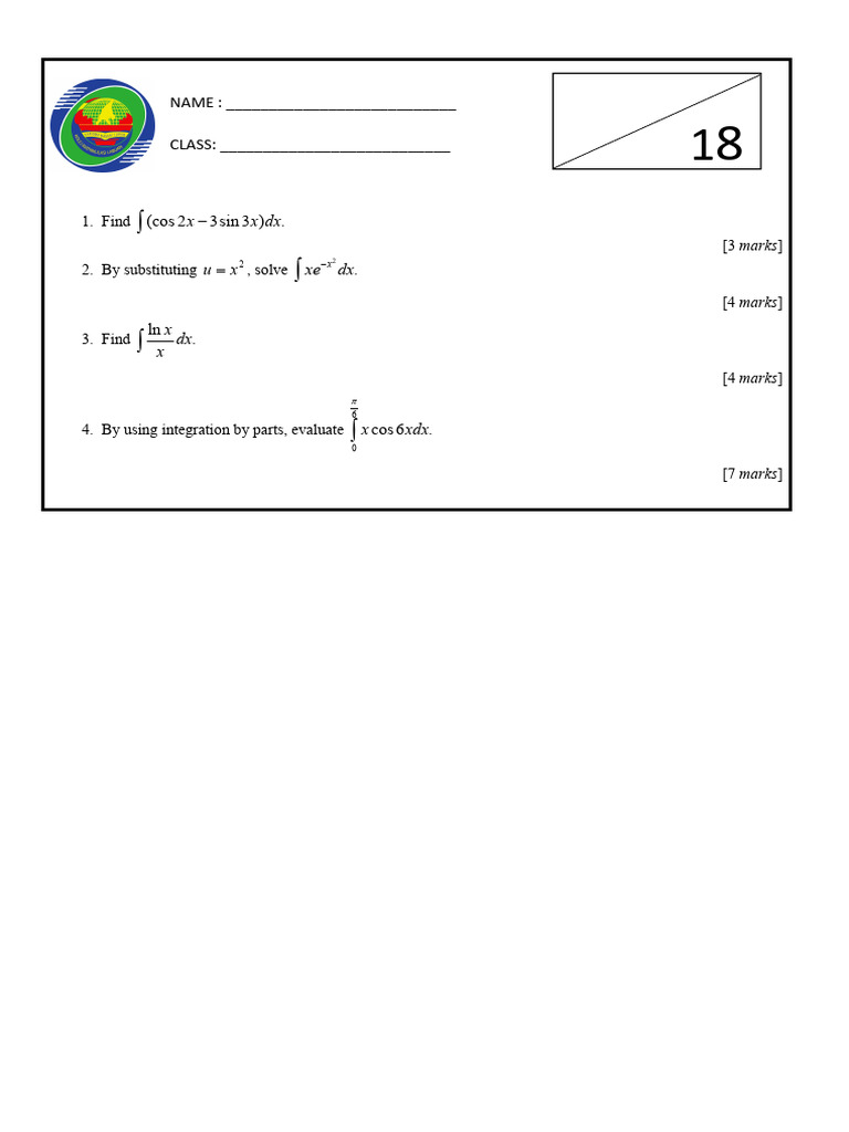 Calculus Problems for Students | PDF