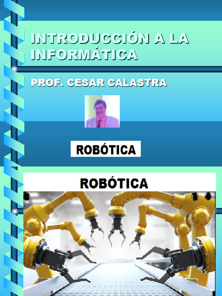 Aplicaciones de la Robótica en Diversos Campos | PDF | Robot | Robótica