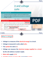 9.2 Current and voltage in parallel circuits