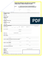 Application For TT Passport Children Under 16 6Pur01O