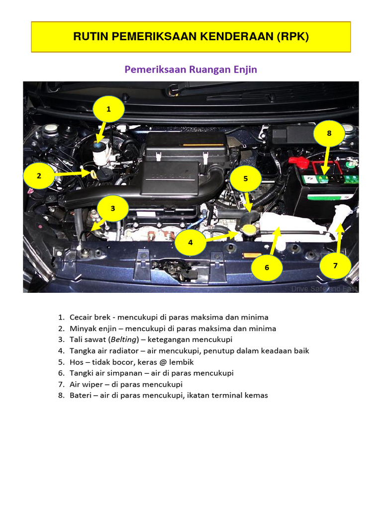 RPK - Pemeriksaan Ruangan Enjin | PDF