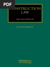 Construction Law (Construction Practice Series) Volume 1-3 (Julian Bailey)