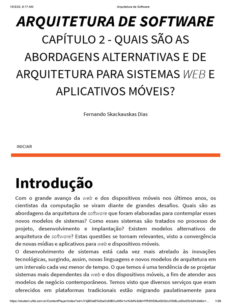ArquiteturaDeSoftware Ebook2 | PDF | Model-View – Controller (MVC ...