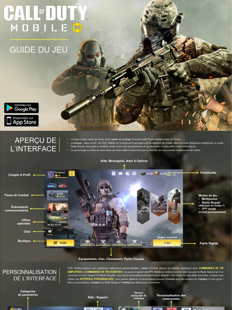 Guide Complet de Call of Duty Mobile | PDF | Gameplay de jeux vidéo