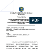 Sambutan Kearsipan PPPK