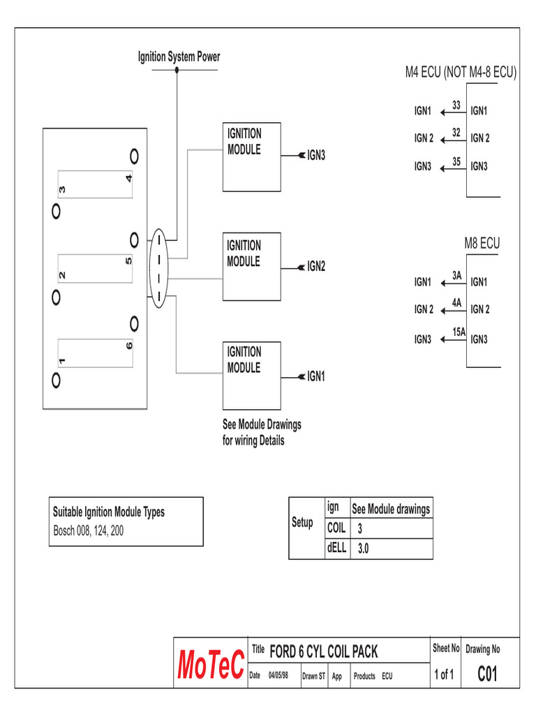 Ford Ignition Module Wiring Guide | PDF | Propulsion | Mechanical ...