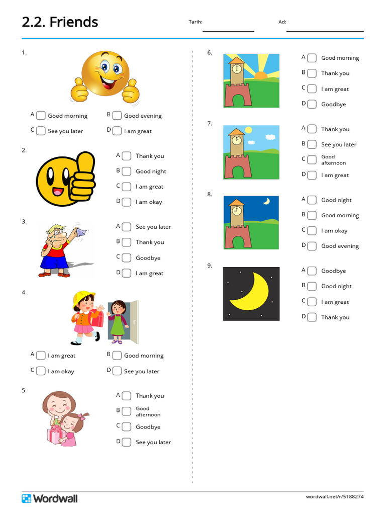 22 Friends Test | PDF