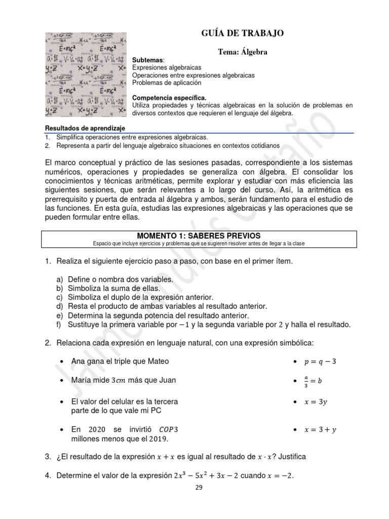  lgebra pdf multiplicaci n lgebra