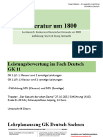 Literatur Um 1800