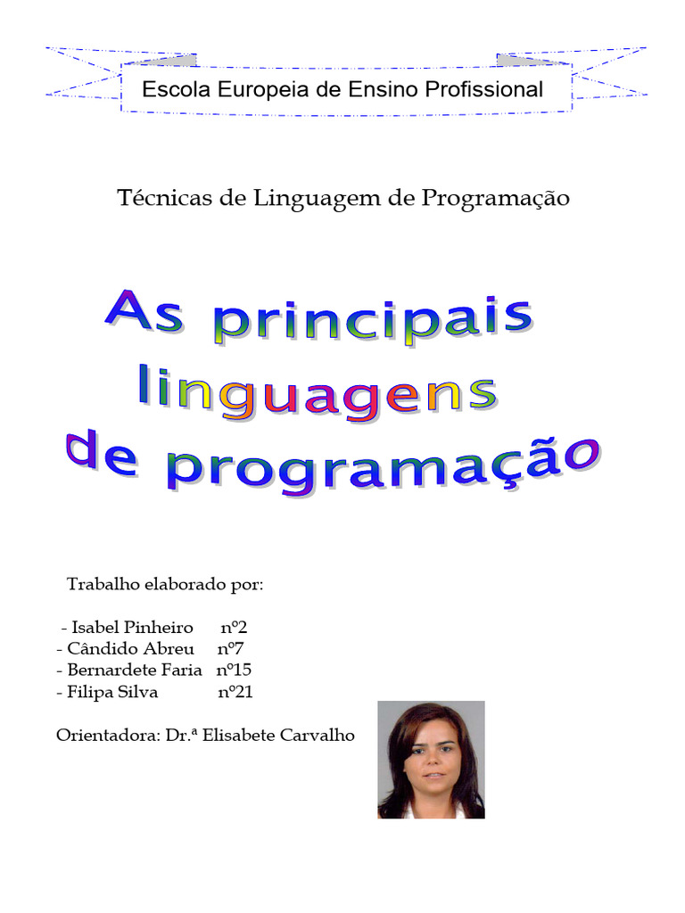 Tipos e História das Linguagens de Programação | PDF | Linguagem de ...