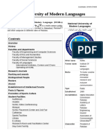 National University of Modern Languages