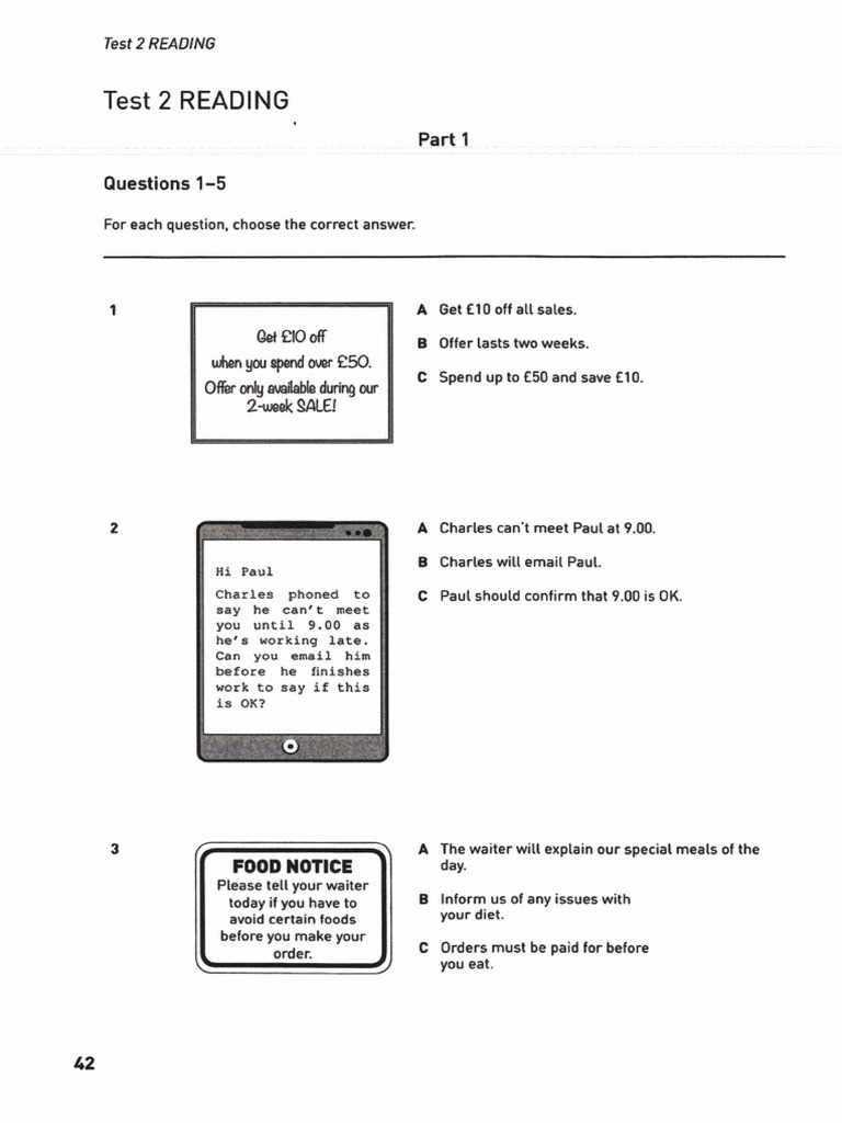 Test 2 Reading Writing Pdf