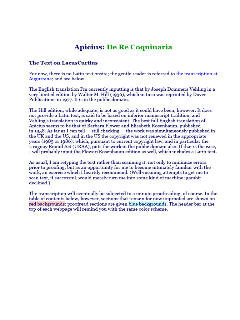 Apicius ENG | PDF | Sausage | Dumpling