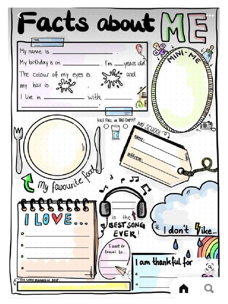 ALL ABOUT ME - Pattern | PDF
