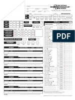 D&D 3.5 - Modelo de Ficha