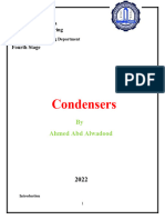 احمد عبدالودود types of condensers