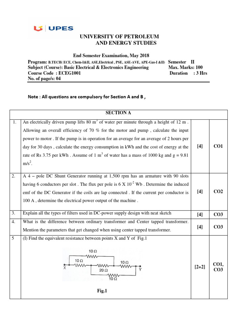 University of petroleum and energy studies note all questions are